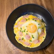 Omelette Rice With Ham