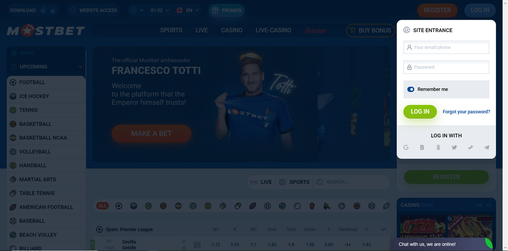 Oficjalna strona internetowa MostBet w Polsce